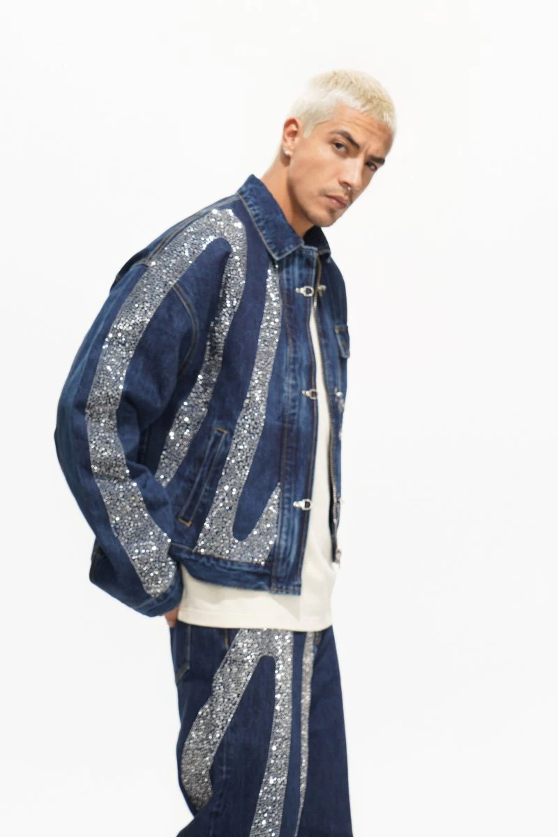 Encrypted Jacket Denim Blue - Image 4
