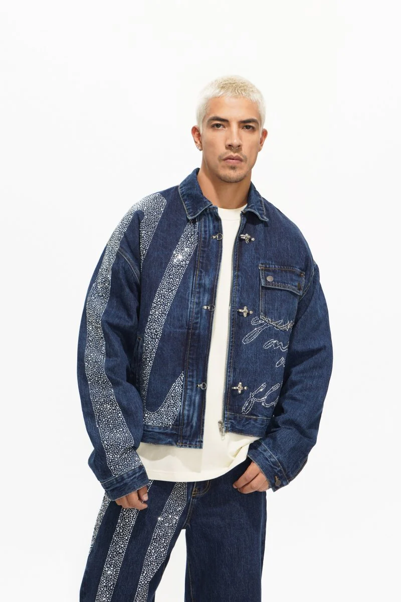 Encrypted Jacket Denim Blue - Image 6