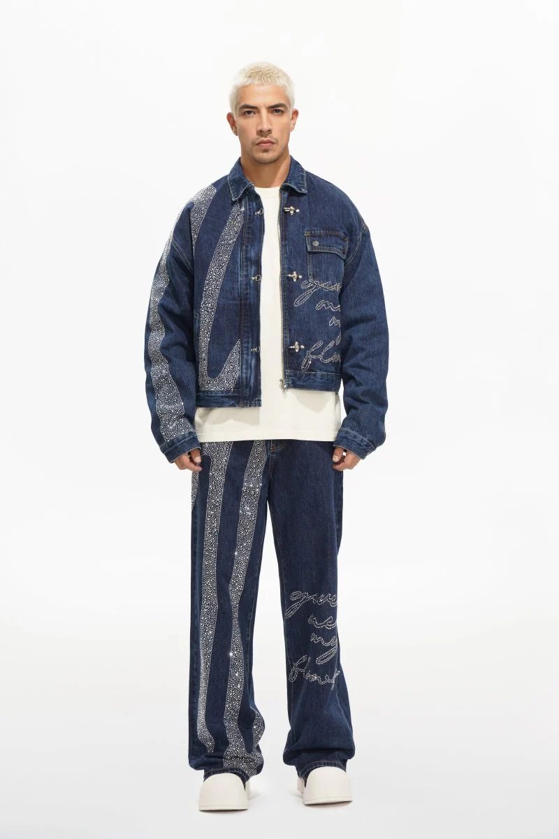 Encrypted Jacket Denim Blue - Image 7