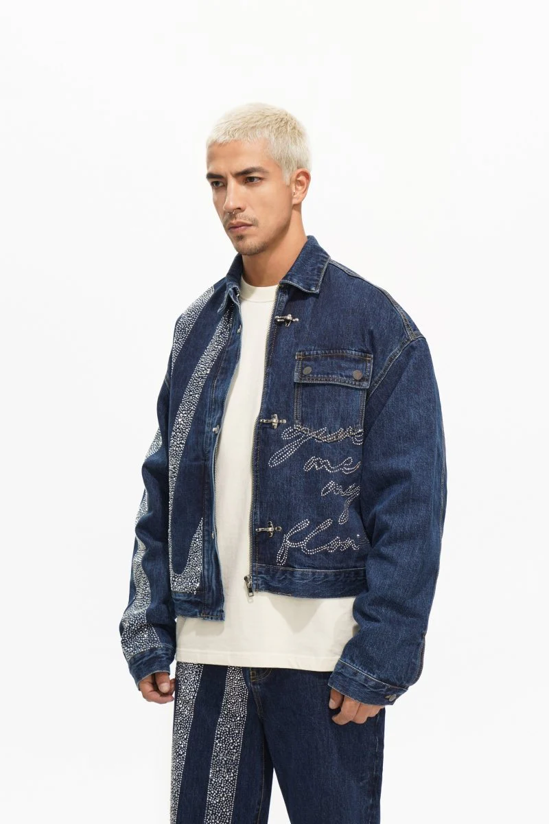 Encrypted Jacket Denim Blue - Image 8