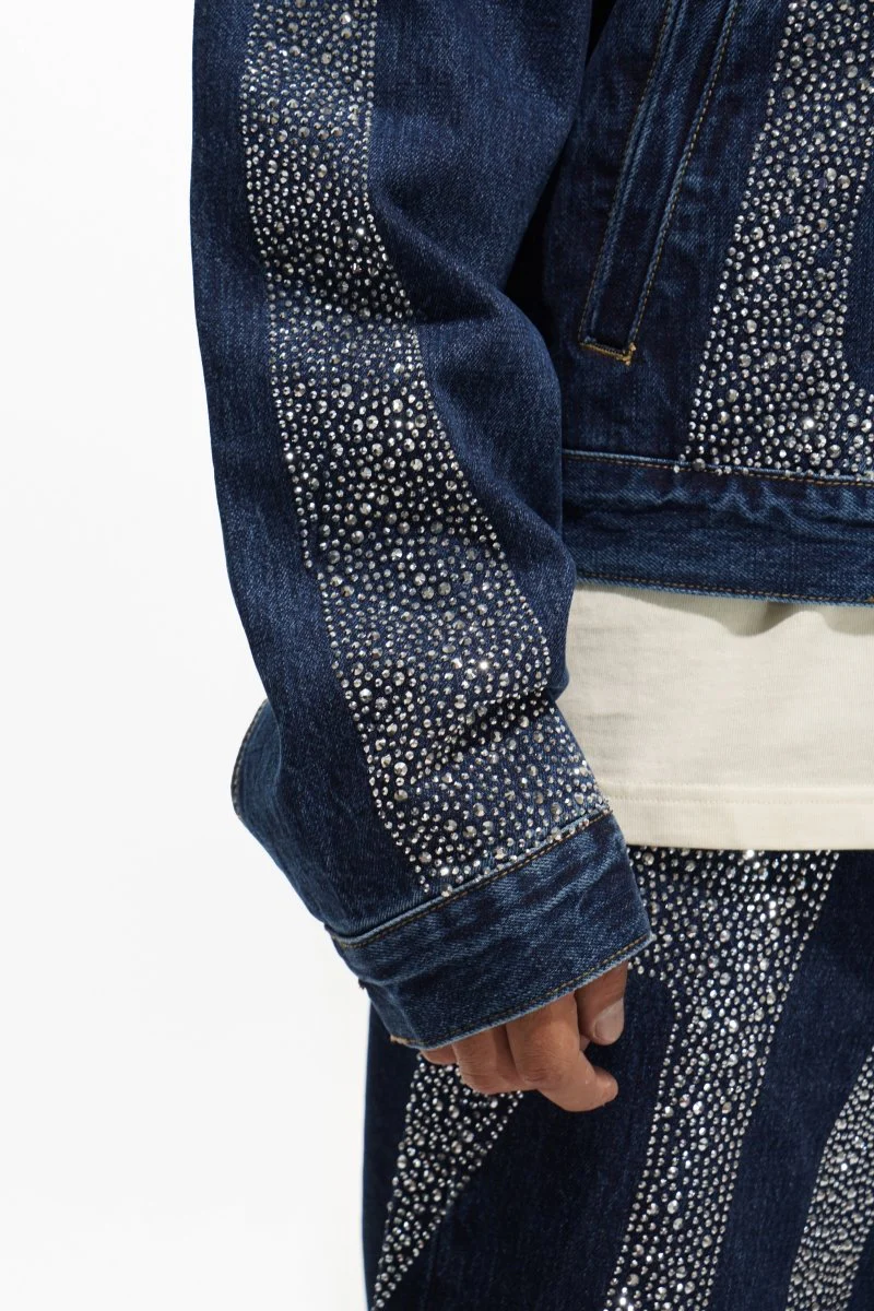 Encrypted Jacket Denim Blue - Image 9