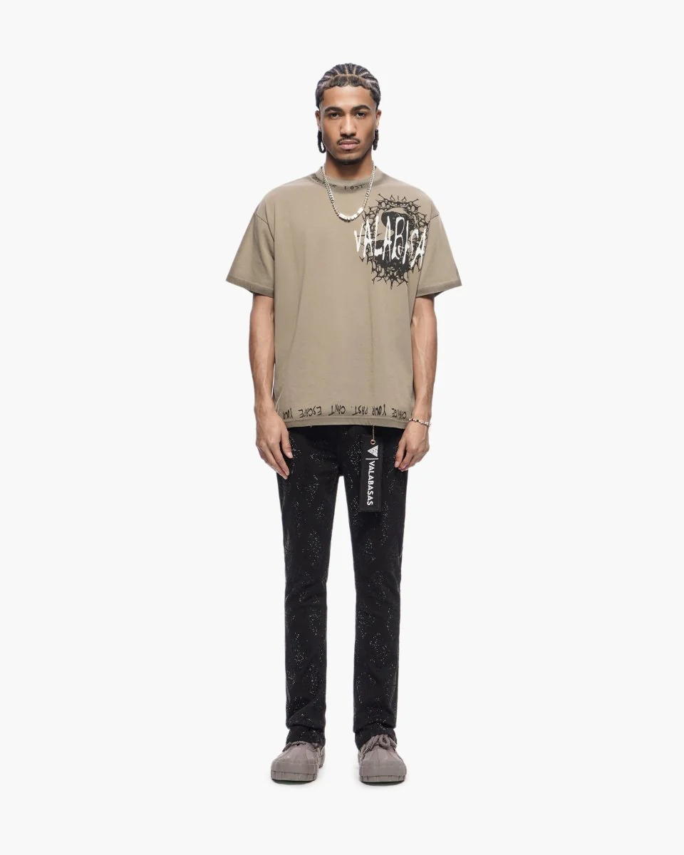 Glim Stacked Flare Jeans Black - Image 3