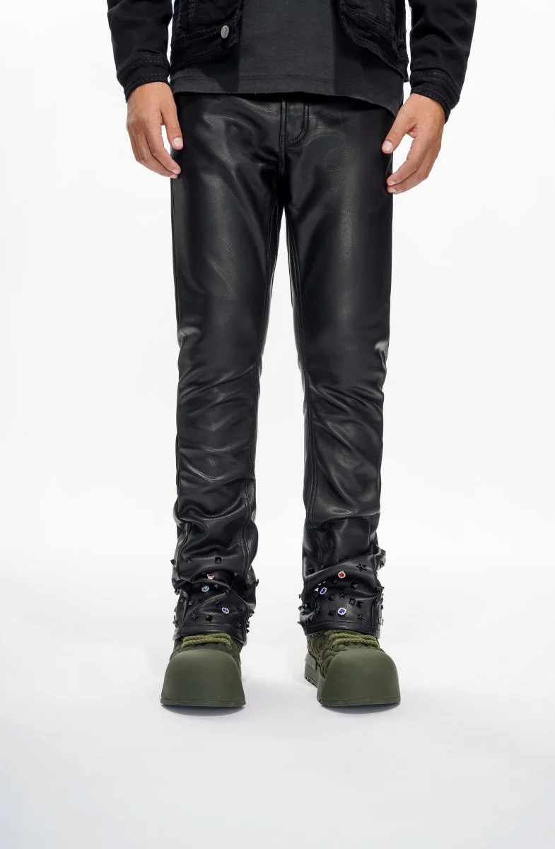 Ion Black Leather Stacked - Image 6