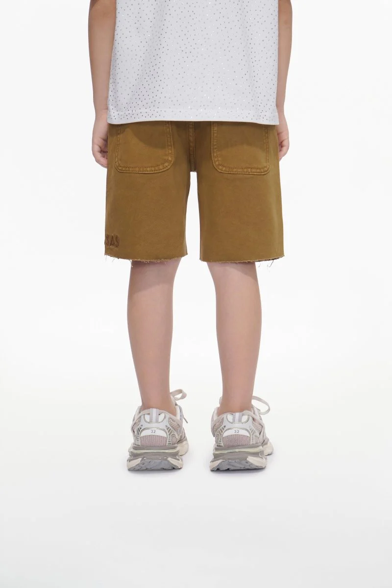 Jr. Shorts Kids Denim Brown Waxed - Image 6