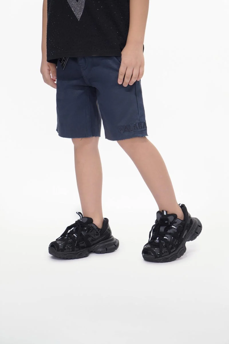 Jr. Shorts Kids Denim Navy Waxed - Image 3
