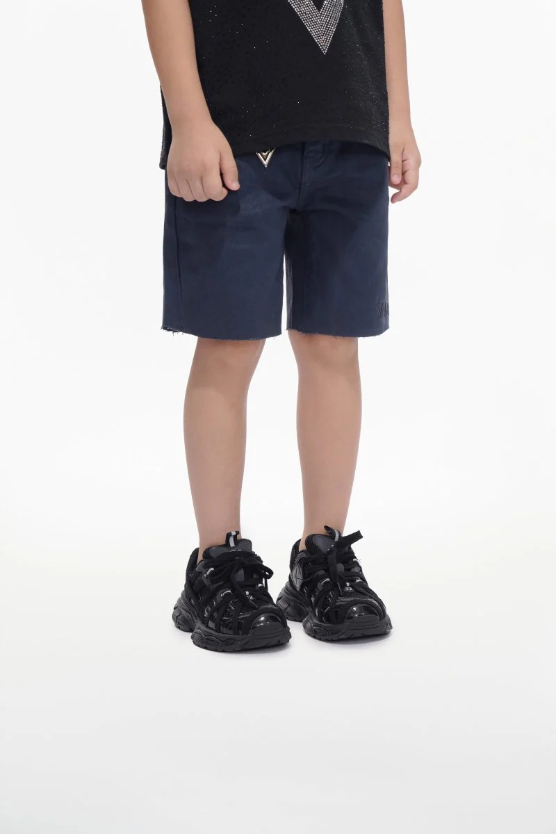 Jr. Shorts Kids Denim Navy Waxed - Image 5
