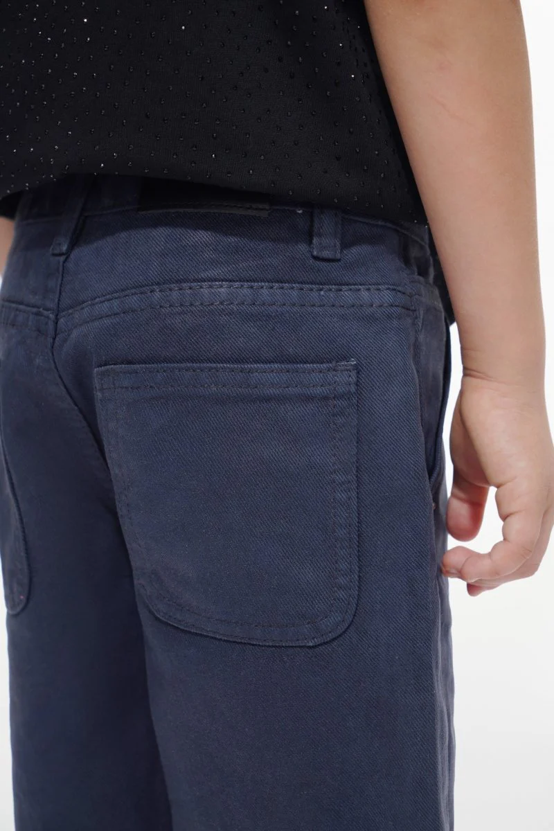 Jr. Shorts Kids Denim Navy Waxed - Image 8