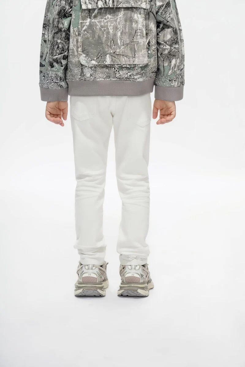 Jr.Slim Kids Jeans White - Image 3