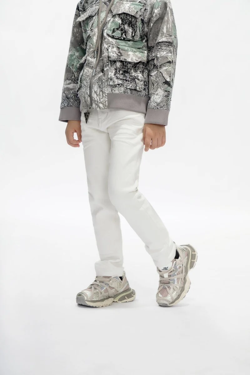Jr.Slim Kids Jeans White - Image 8