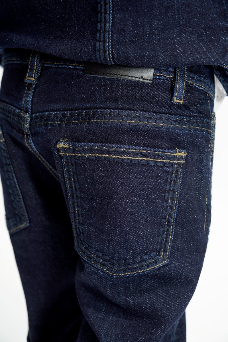 Cody Kids Indigo Blue Stacked Jeans - Image 4