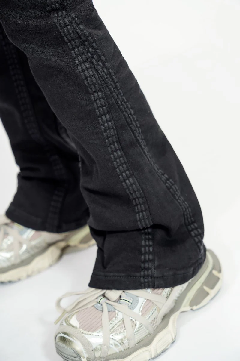 Cody Kids Jet Black Stacked Jeans - Image 4