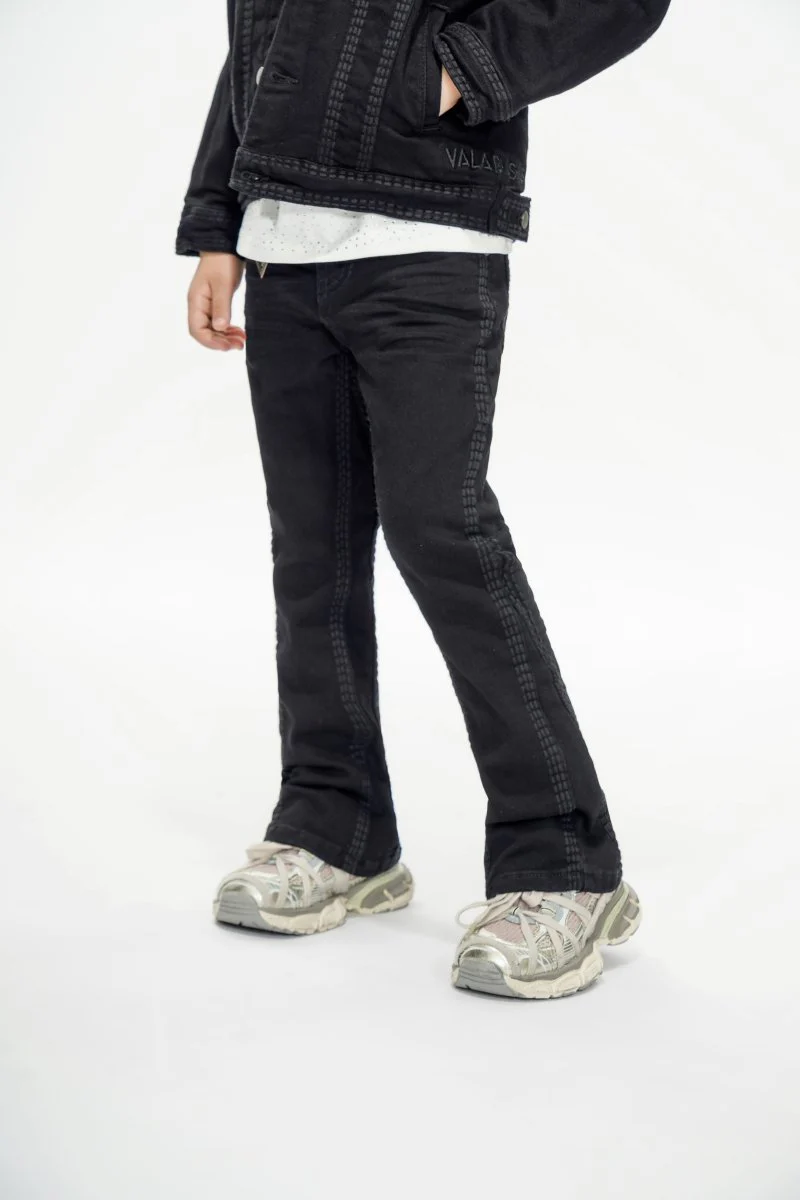 Cody Kids Jet Black Stacked Jeans - Image 8