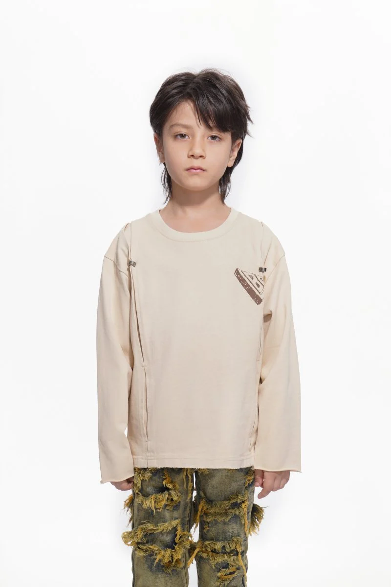 Kids Piece Pale Apricot Tee - Image 4