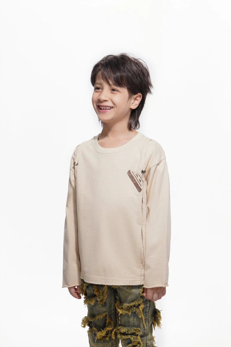 Kids Piece Pale Apricot Tee - Image 7