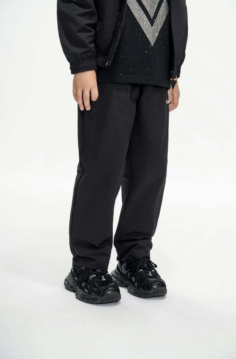 Silver Kids Black Knitted Pants - Image 6