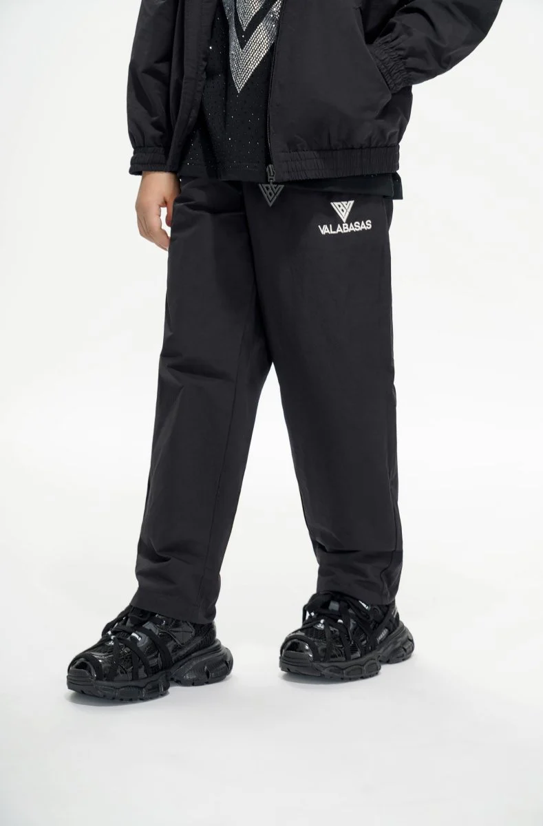Silver Kids Black Knitted Pants - Image 8