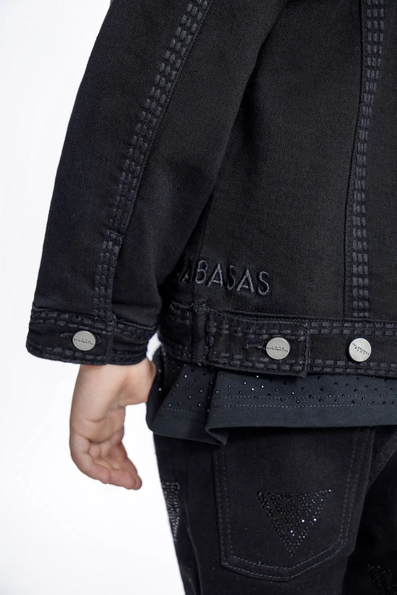 Treasury Kids Jet Black Jacket - Image 4