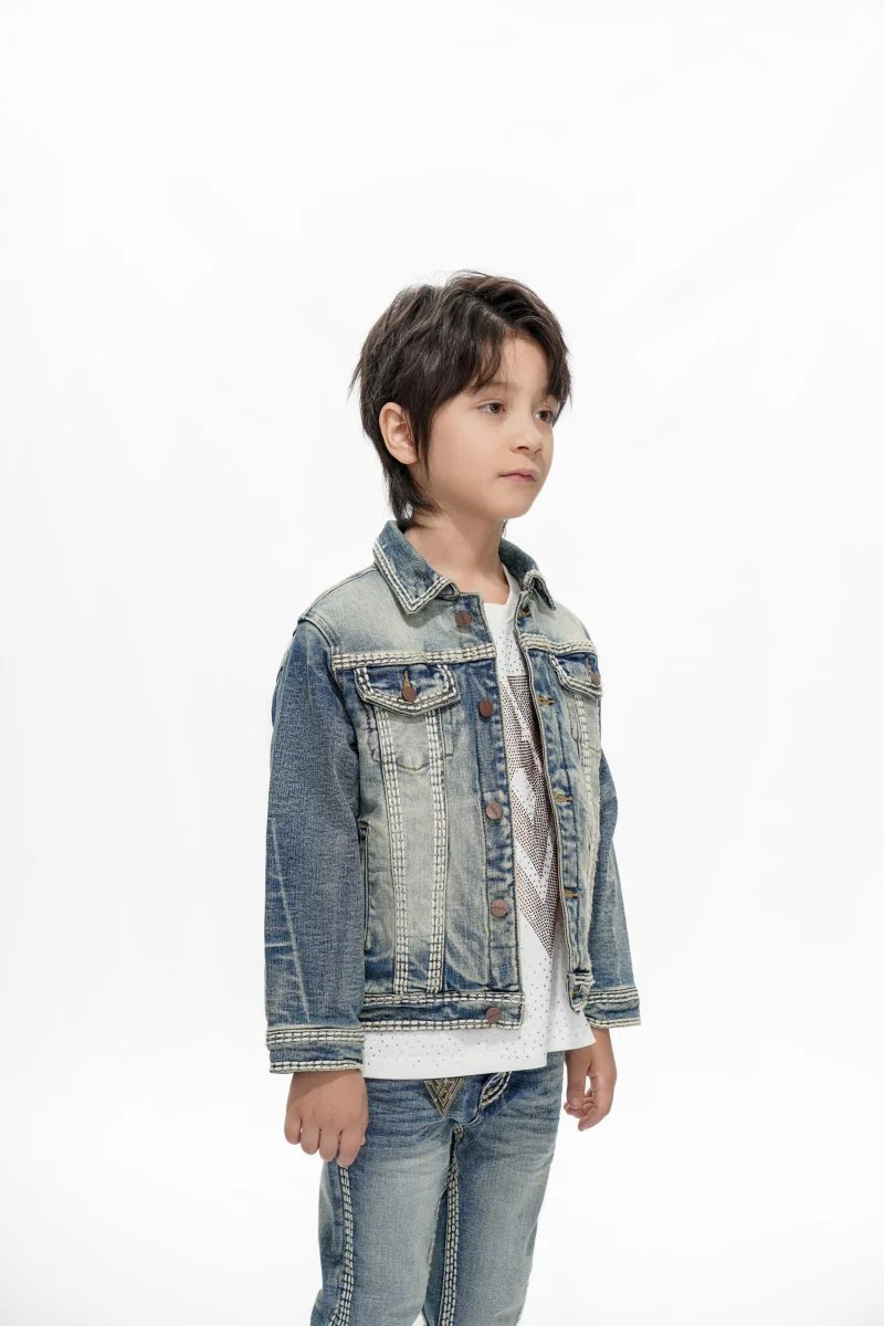 Treasury Kids Vintage Blue Jacket - Image 6