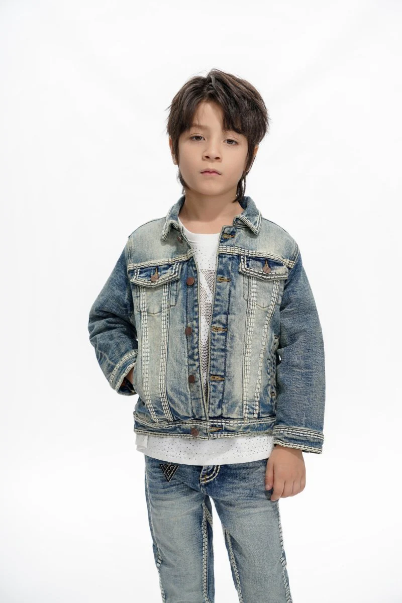 Treasury Kids Vintage Blue Jacket - Image 8