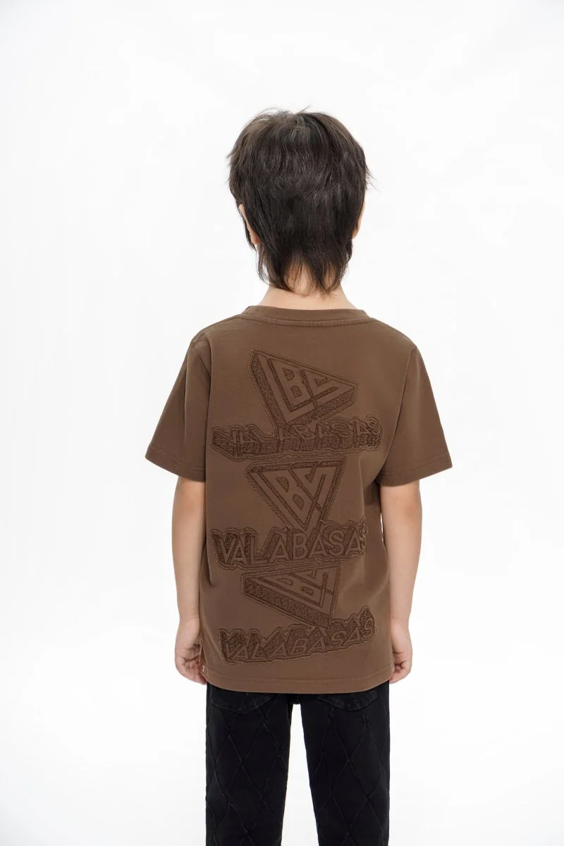 Vala Kids Brown Tee - Image 3