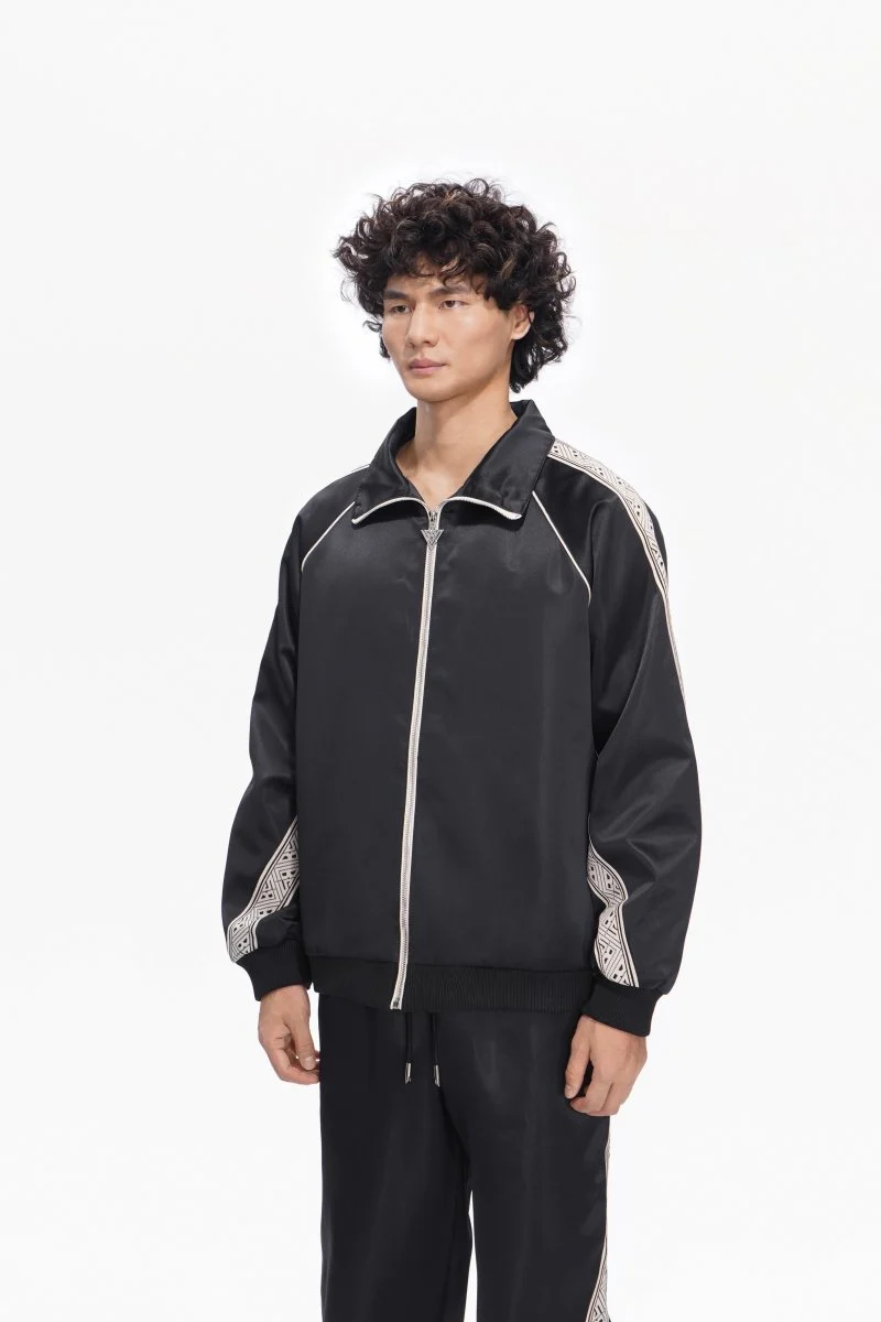 Monaco Track Jacket Black - Image 3