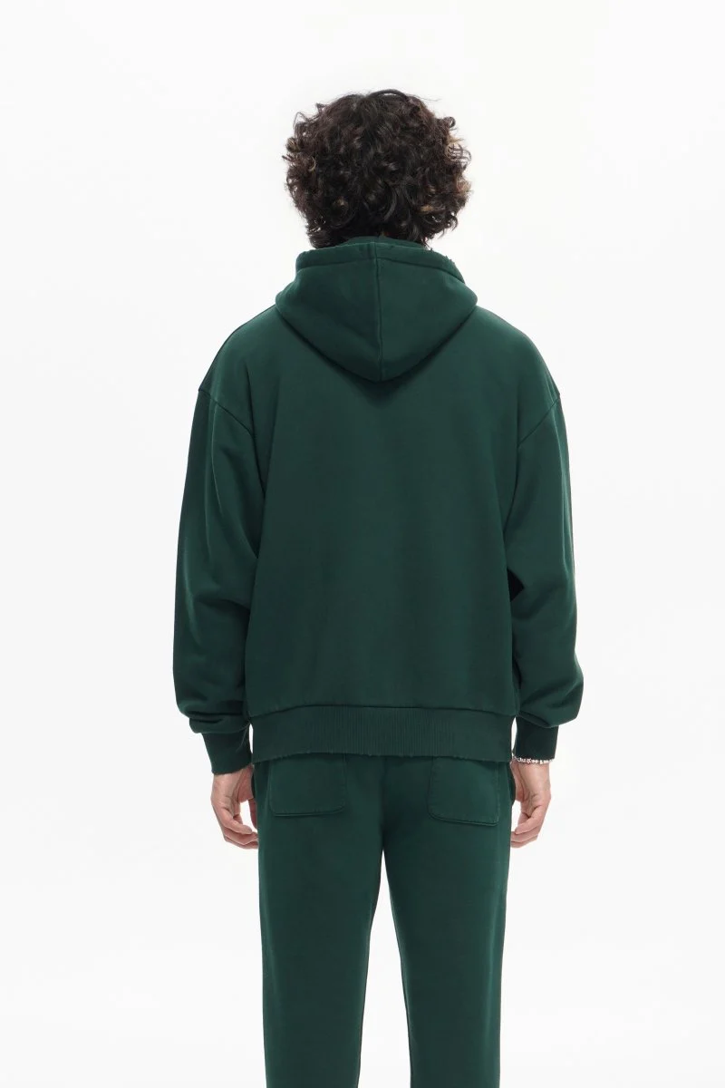 Mr. Fleece Zip Up Green - Image 3