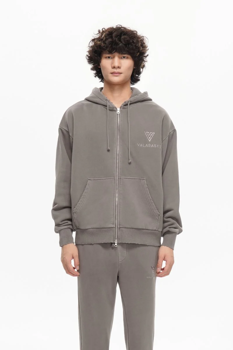 Mr. Fleece Zip Up Mocha - Image 4