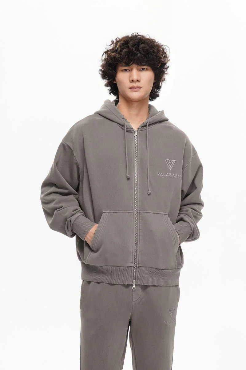 Mr. Fleece Zip Up Mocha - Image 5