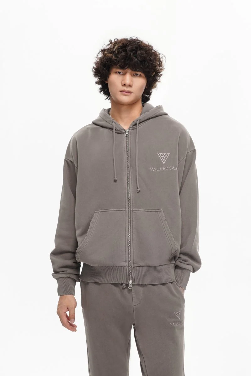 Mr. Fleece Zip Up Mocha - Image 6