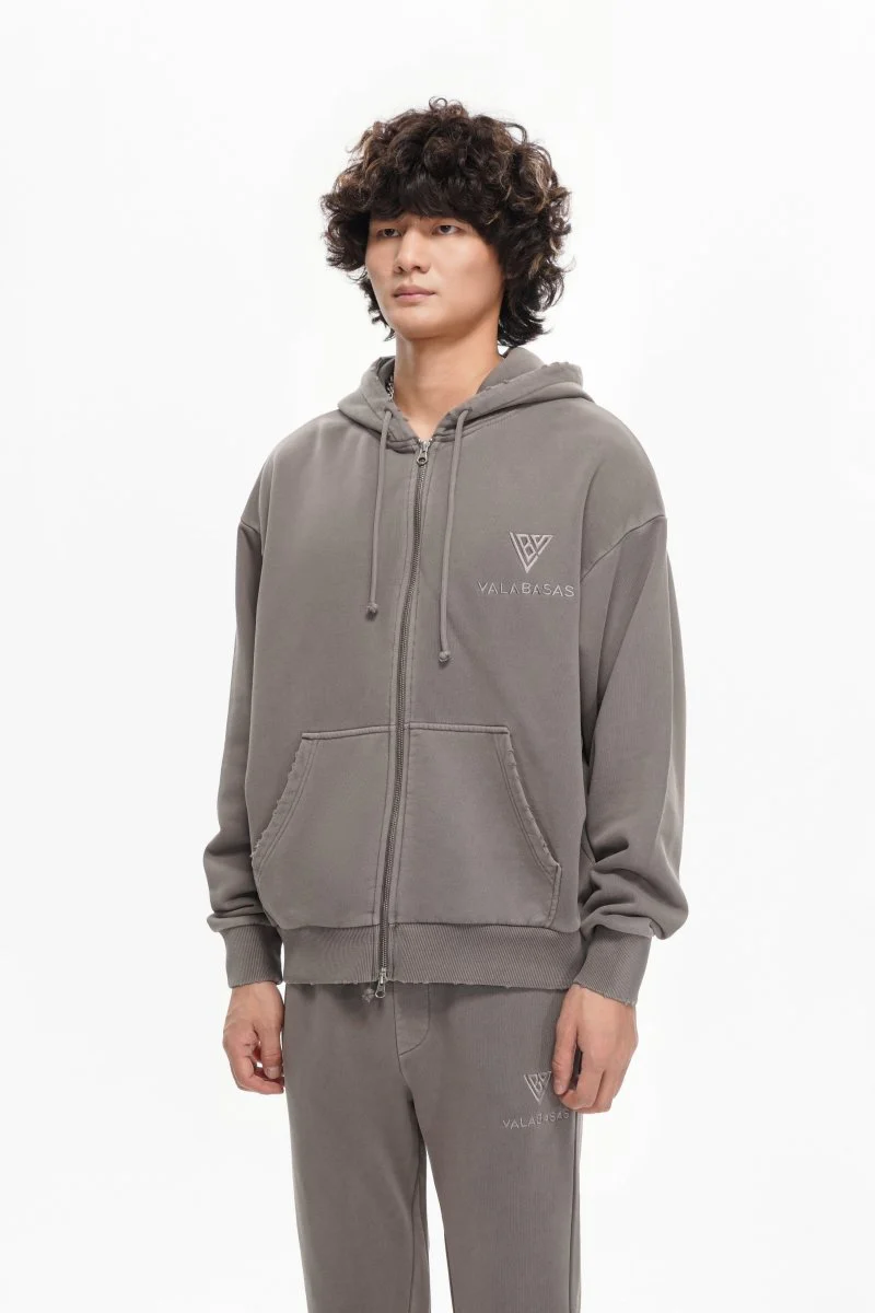 Mr. Fleece Zip Up Mocha - Image 8