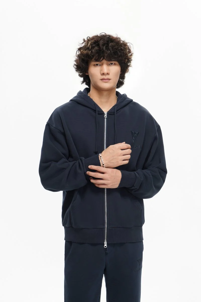 Mr. Fleece Zip Up Navy - Image 6