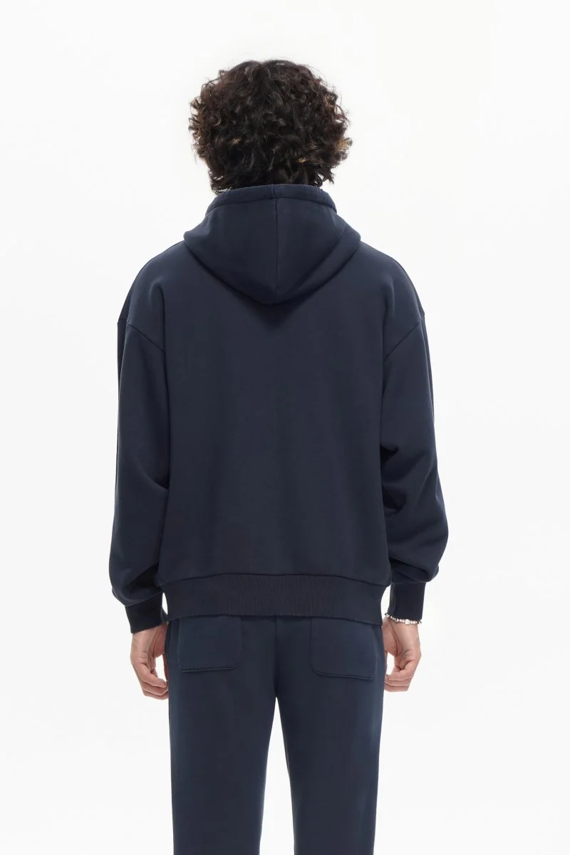 Mr. Fleece Zip Up Navy - Image 9
