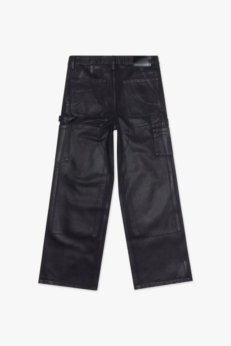 Mr. Straight Black Wash Waxed - Image 4