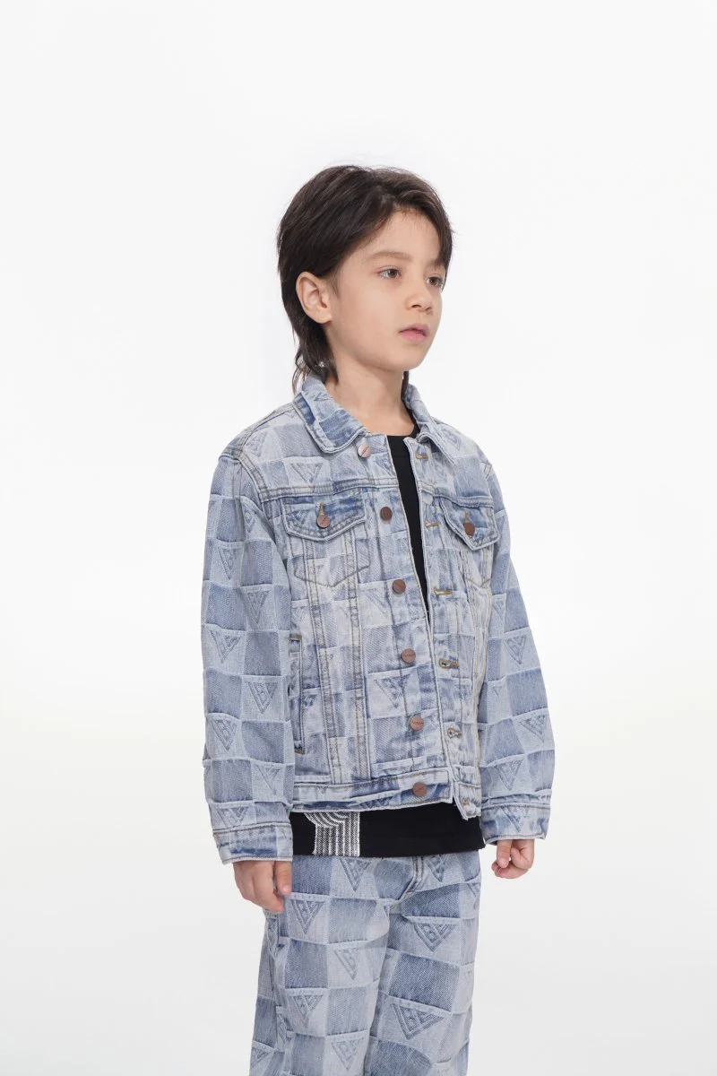 Official Kids Light Blue Wash Jacket - Image 5