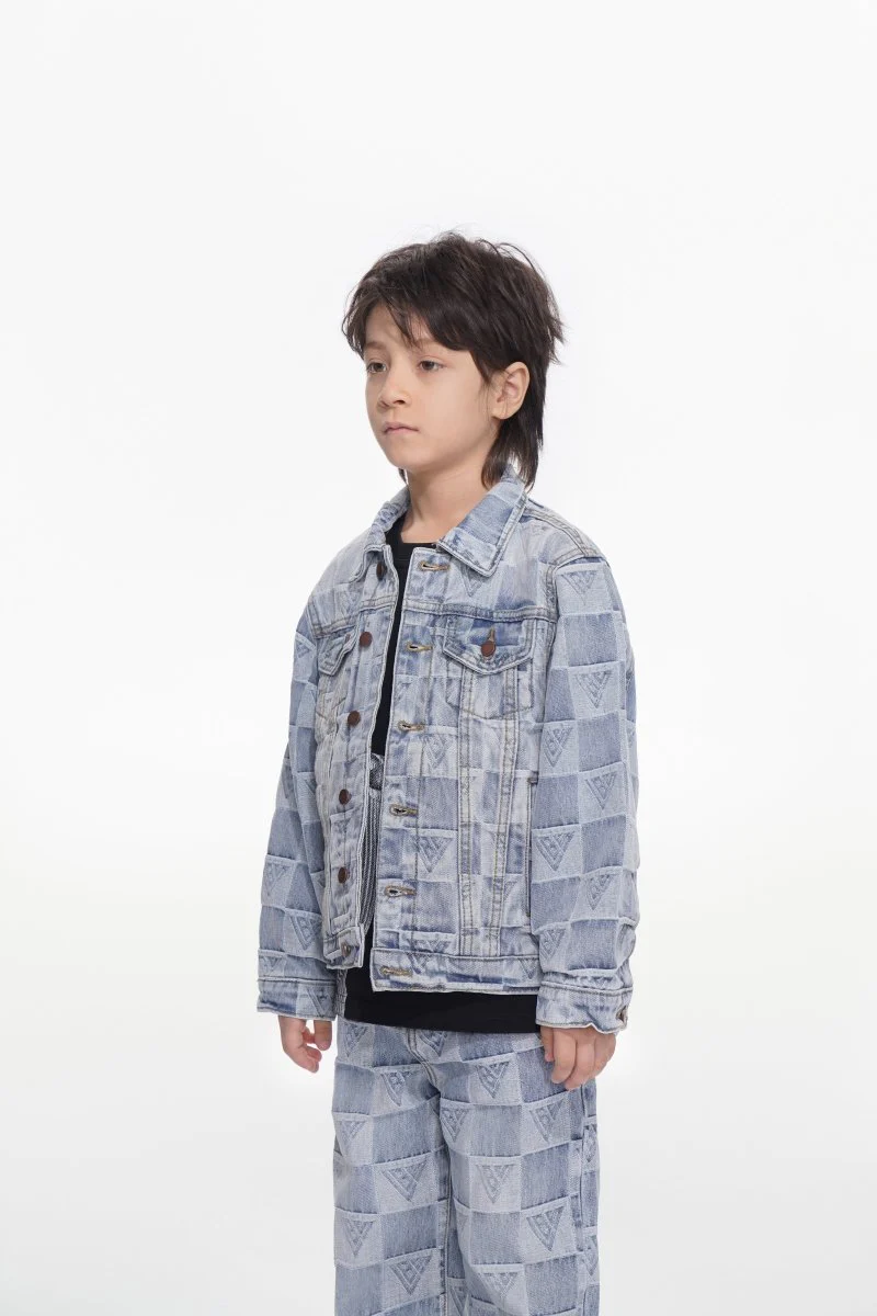 Official Kids Light Blue Wash Jacket - Image 6