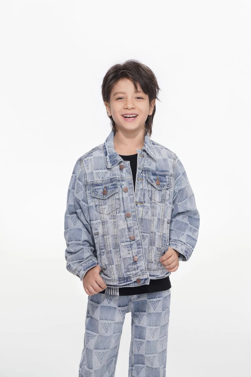 Official Kids Light Blue Wash Jacket - Image 7