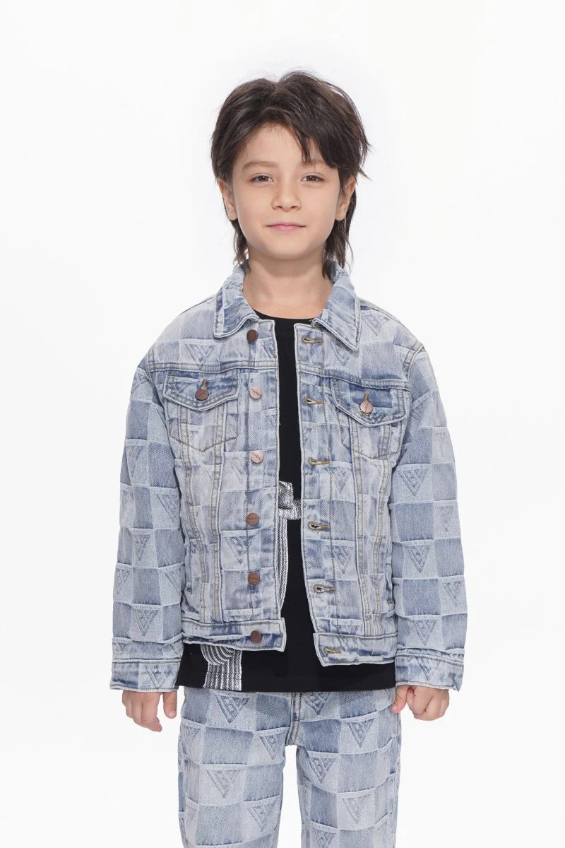 Official Kids Light Blue Wash Jacket - Image 9