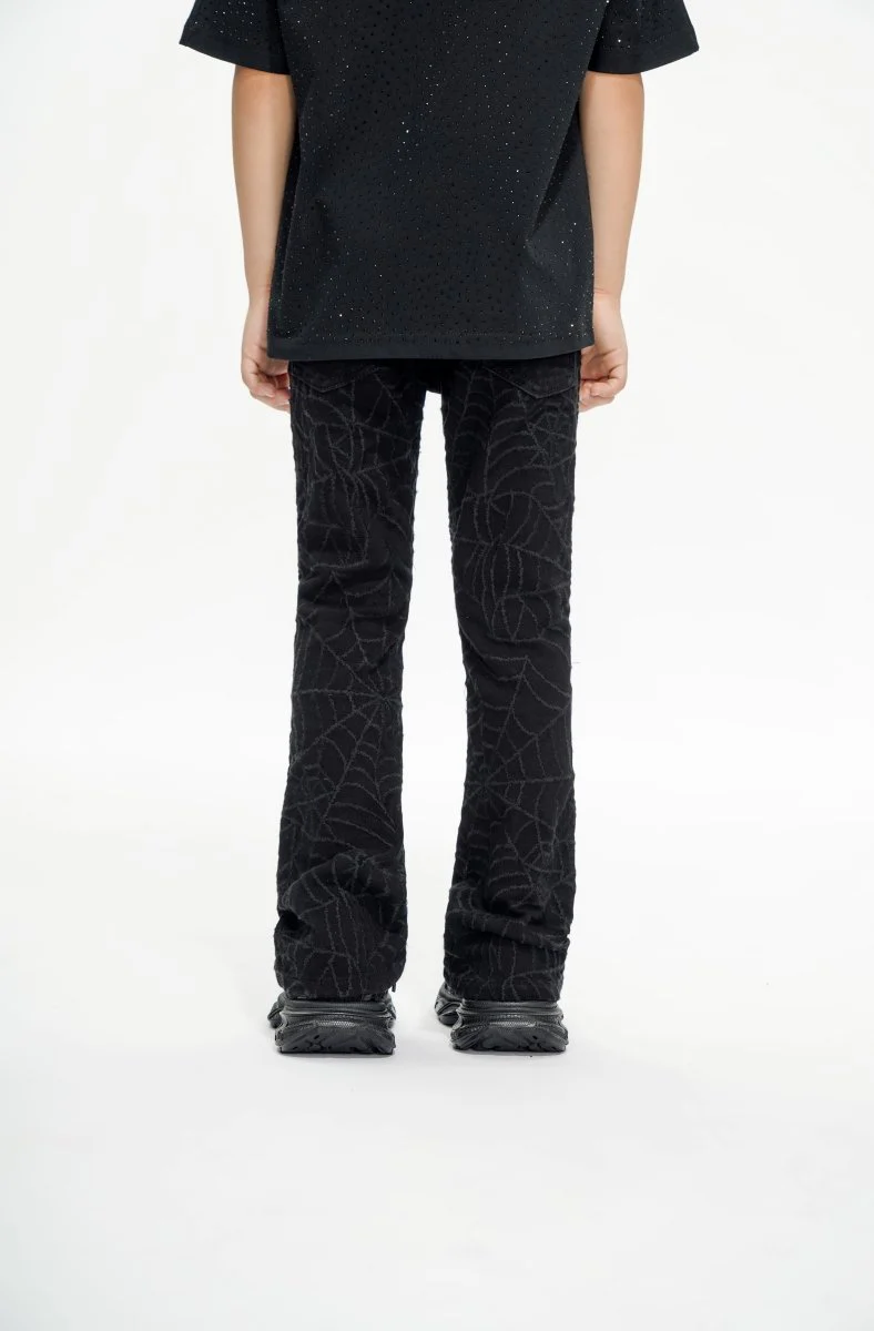 Operator Kids Black Stacked Jeans - Image 3