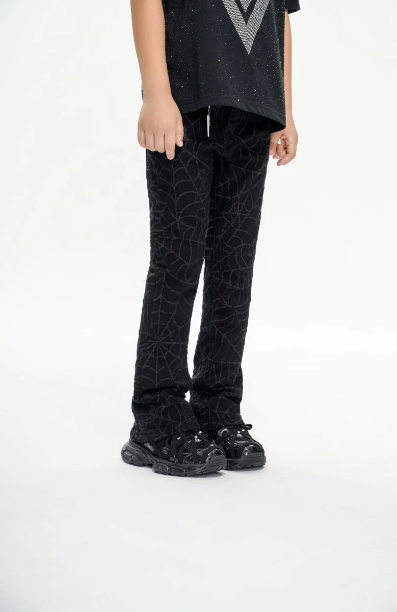Operator Kids Black Stacked Jeans - Image 5