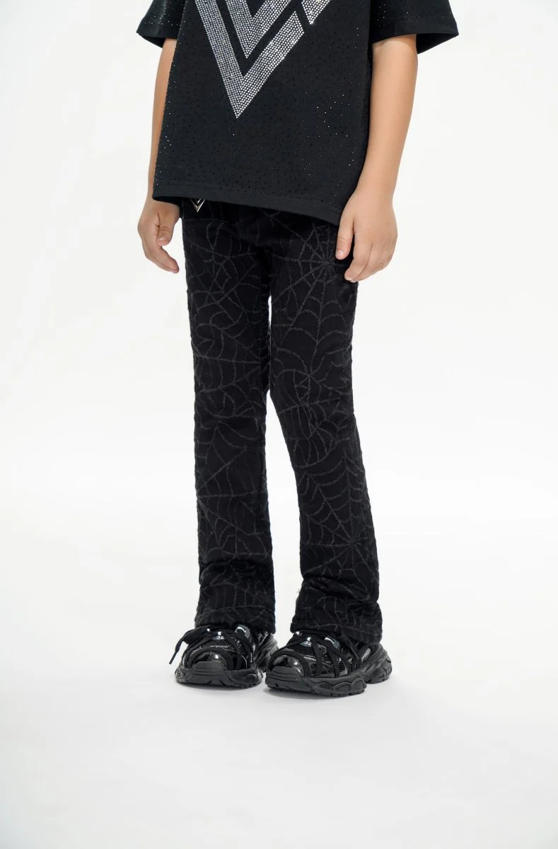 Operator Kids Black Stacked Jeans - Image 6