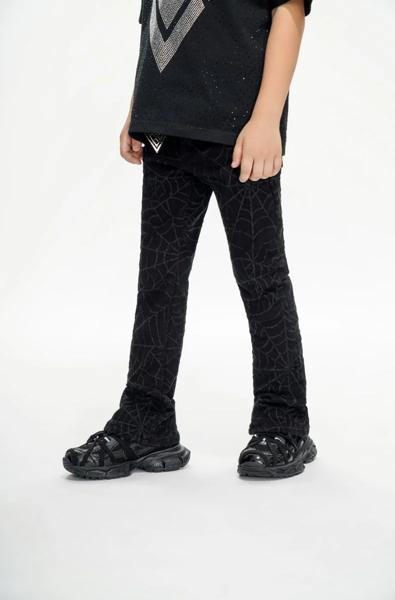Operator Kids Black Stacked Jeans - Image 7