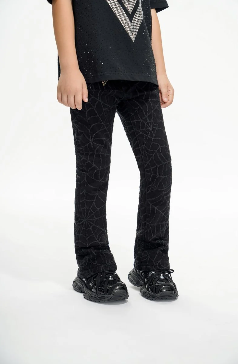 Operator Kids Black Stacked Jeans - Image 8