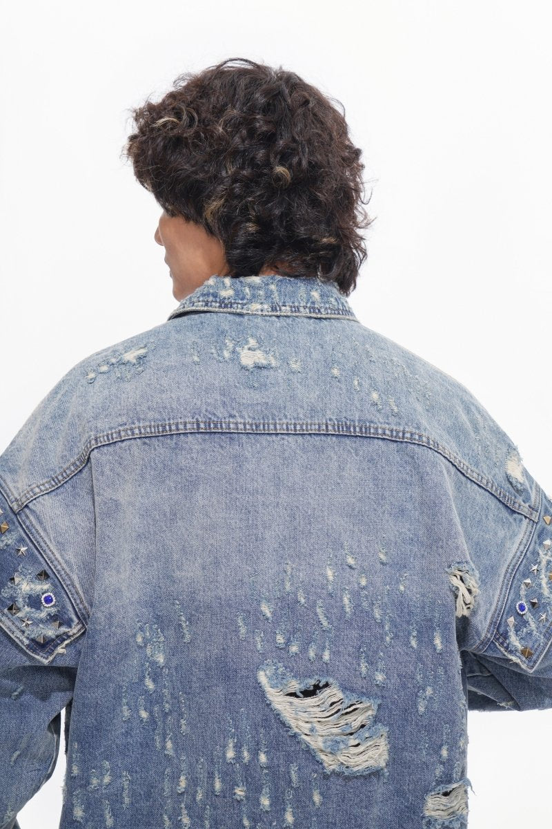 Scavenge Jacket Blue Washed - Image 5