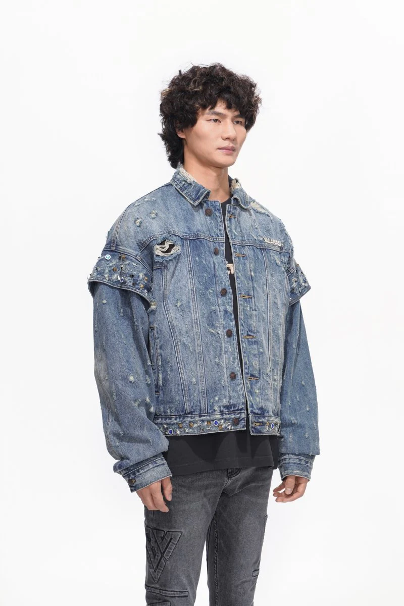 Scavenge Jacket Blue Washed - Image 6