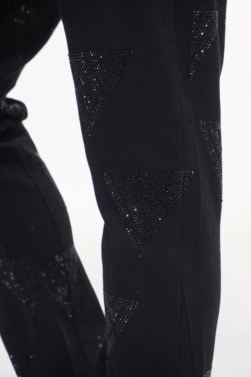 Show Jet Black Stacked Flare - Image 4