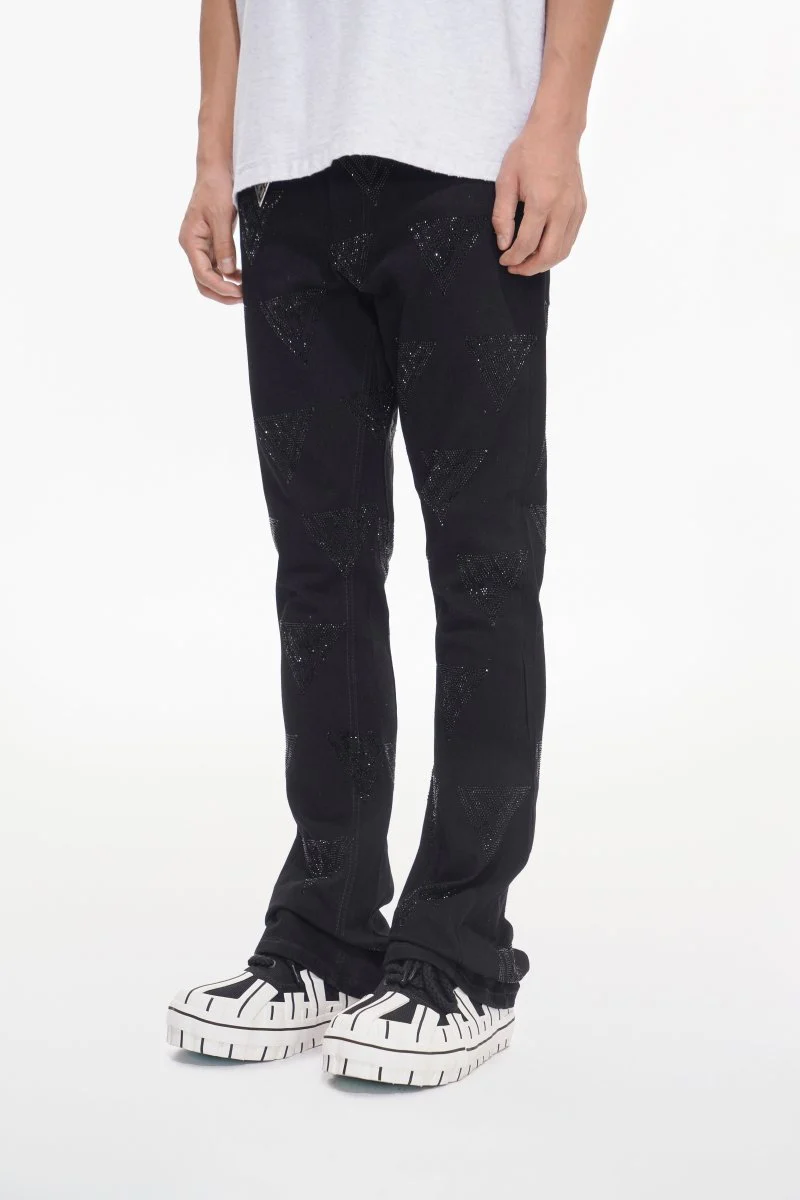 Show Jet Black Stacked Flare - Image 5