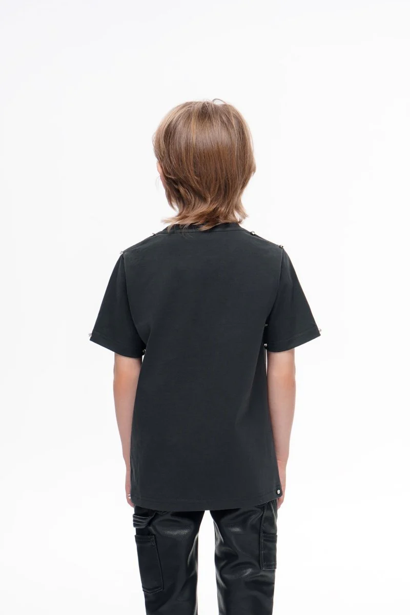 Kids Standard Grey Tee - Image 6