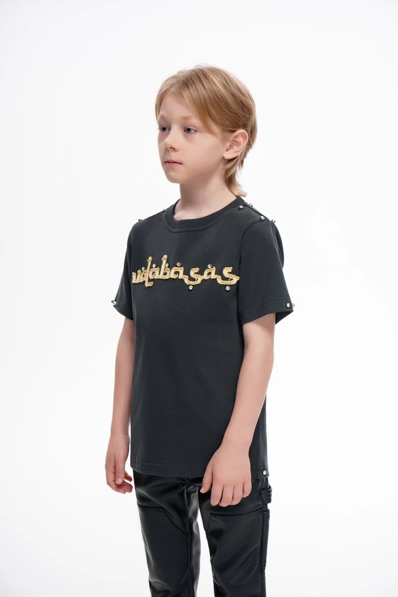 Kids Standard Grey Tee - Image 7