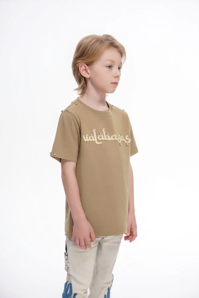 Kids Standard Khaki Tee - Image 5