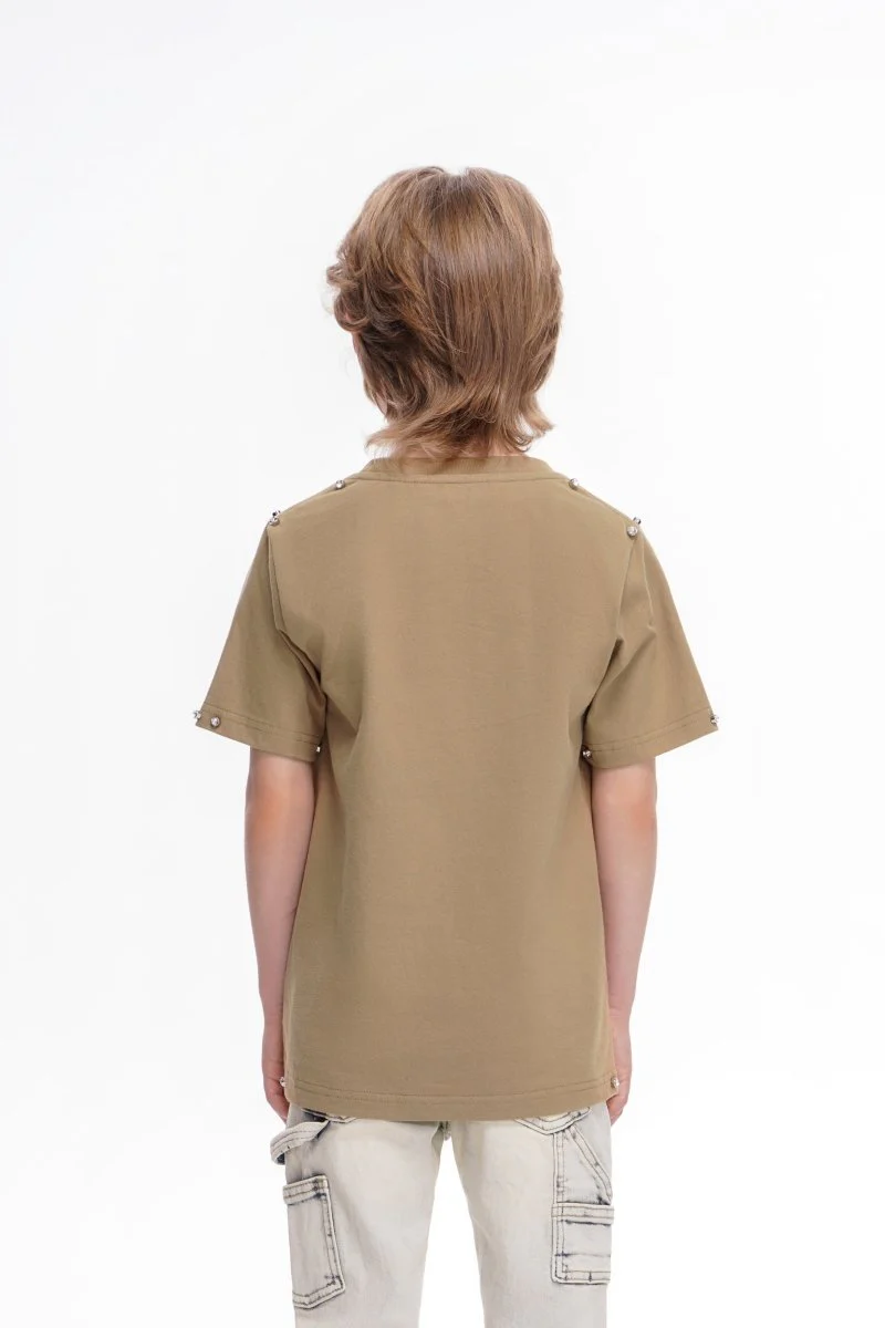 Kids Standard Khaki Tee - Image 6